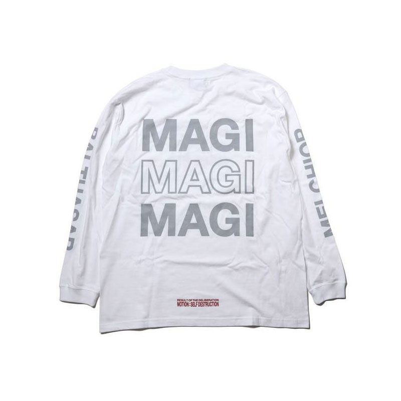 RADIO EVA 705 NEW MAGI SYSTEM Cutsew/ホワイト×グレー: ファッション | EVANGELION STORE オンライン RADIO EVA 705 NEW MAGI SYSTEM Cutsew/ホワイト×グレー: ファッション | EVANGELION STORE オンライン