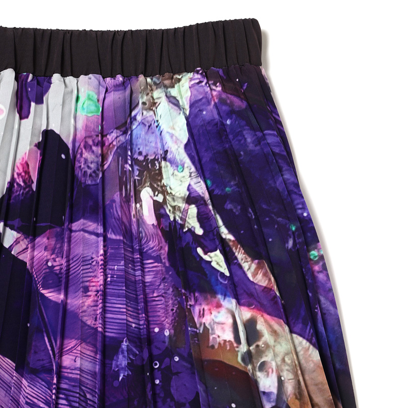 RADIOEVA/スカート/Graffiti Pleated Skirt