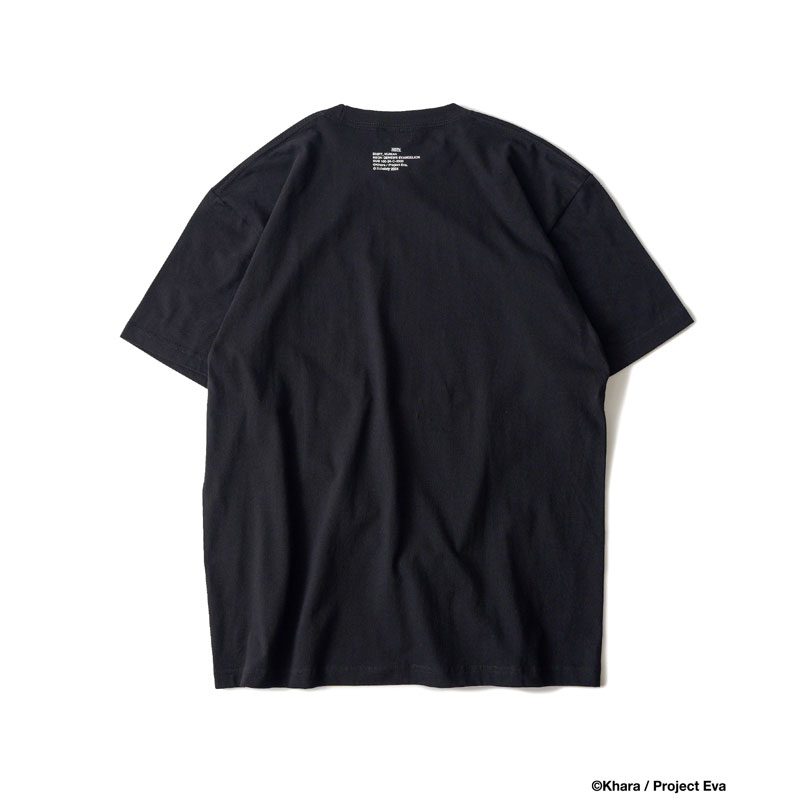 subciety supported RADIO EVA】DISC1 (REI&EVA-01)TEE(S BLACK