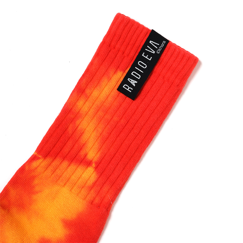 【RADIO EVA"THE 30" 】C039 Hand dyed Socks by VA/EVA-02 EVA-02 Small(22~25cm)