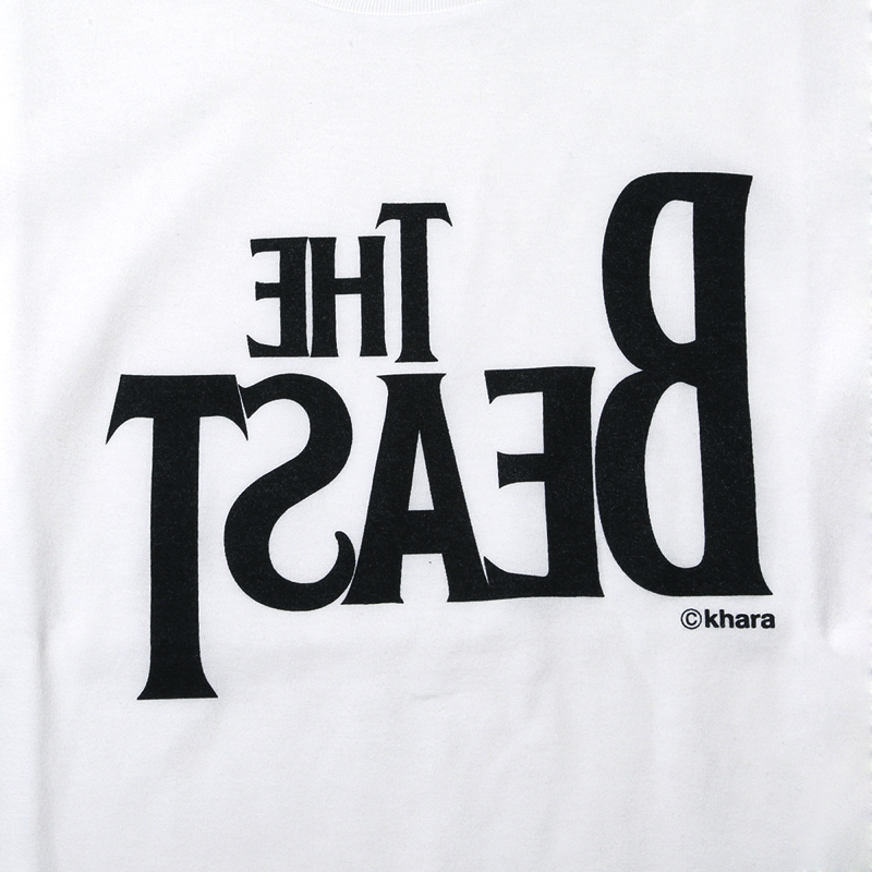 RADIO EVA A102 THE BEAST T-Shirt β/WHITE×BLACK WHITE×BLACK M
