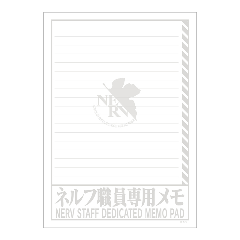 EVA STOREオリジナル メモ帳/NERV