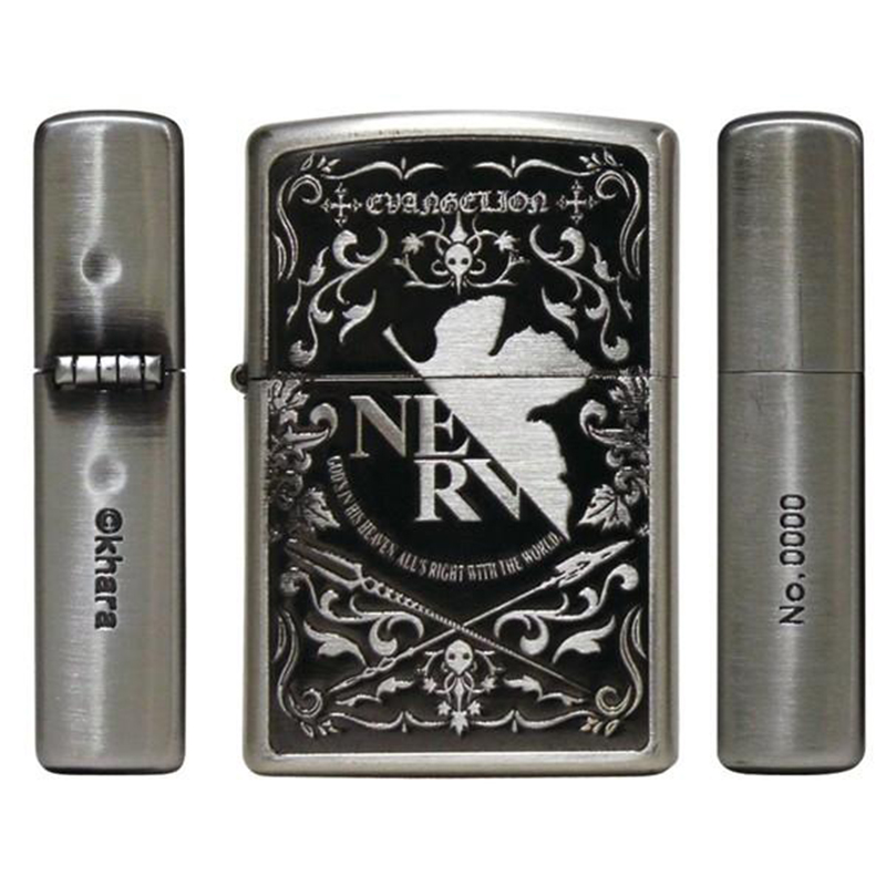 EVASTOREオリジナル エヴァンゲリオンZIPPO NERV EVAtic Elments Ver.
