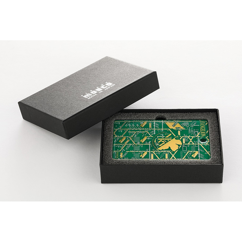 FLASH EVA13 基板アート IC-CARD ケース/緑（電子技販）