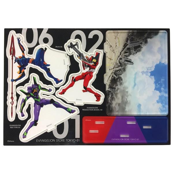 新商品：アクリルスタンドが光輝く！初号機とMark.06のイルミナ