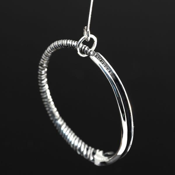 【受注生産品】EVA×花唐草 collaboration SILVER 第六弾　ロンギヌスの槍ピアス
