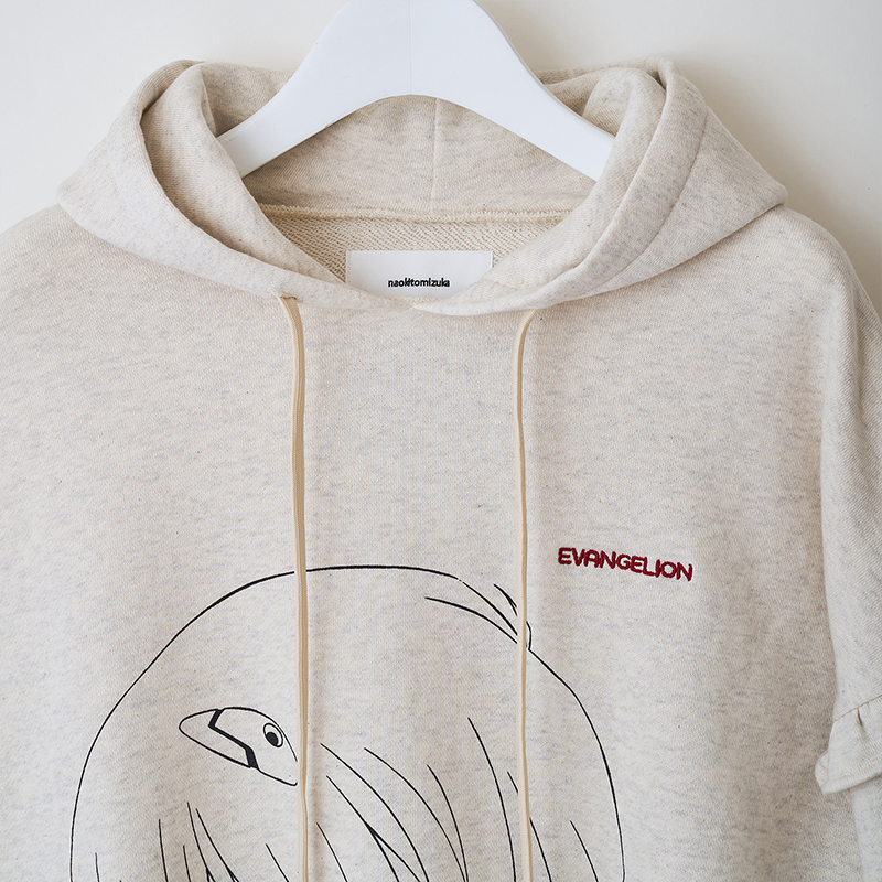 【RADIO EVA"THE 30"】C015 REI Print Hoodie by naokitomizuka/OATMEAL