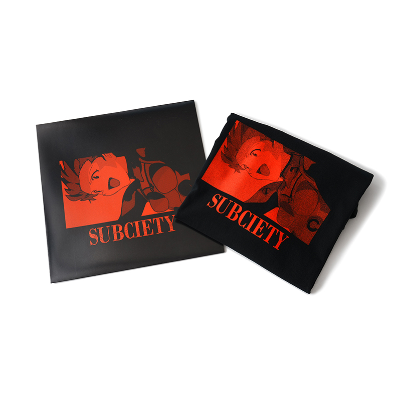 【RADIO EVA"THE 30"】C045 DISC11 (ASUKA)TEE by Subciety/BLACK BLACK S