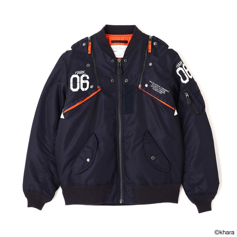 【RADIO EVA"THE 30"】C084 EVANGELION MA-1 REMODEL by AVIREX/NAVY(Mark.06) NAVY M