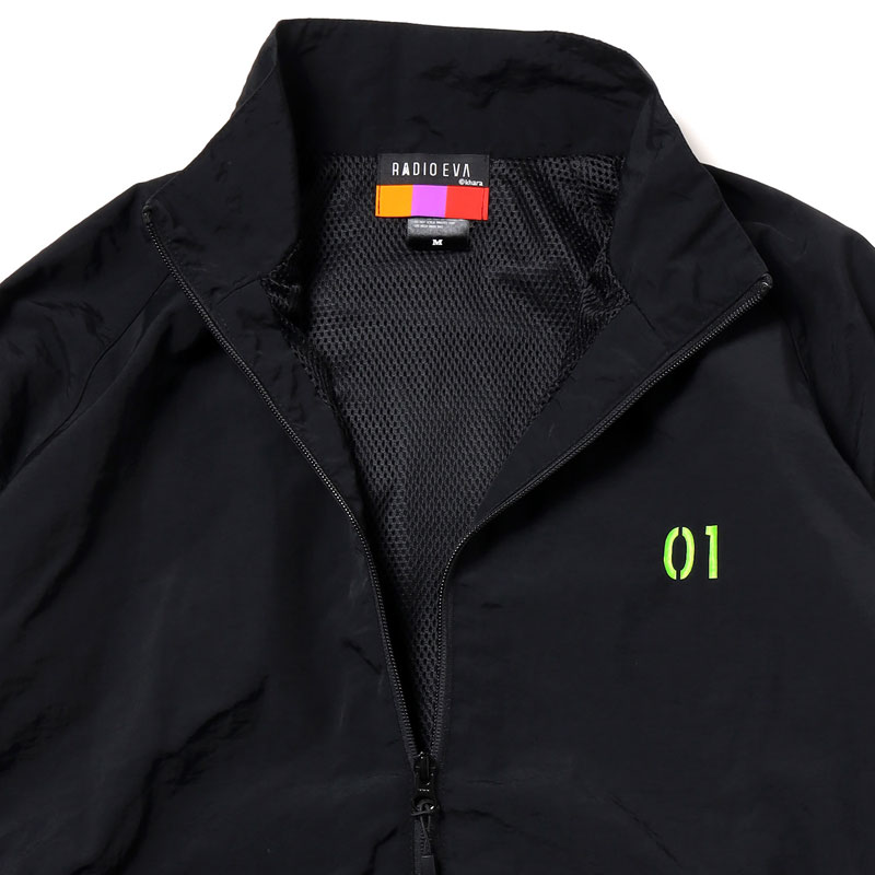 RADIO EVA A170 EVANGELION SOLID NYLON JACKET/BLACK BLACK M