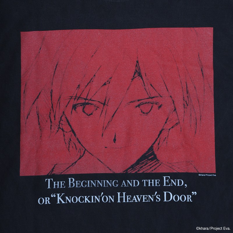 【EVANGELION:95】0110 Cutsew/BLACK BLACK L