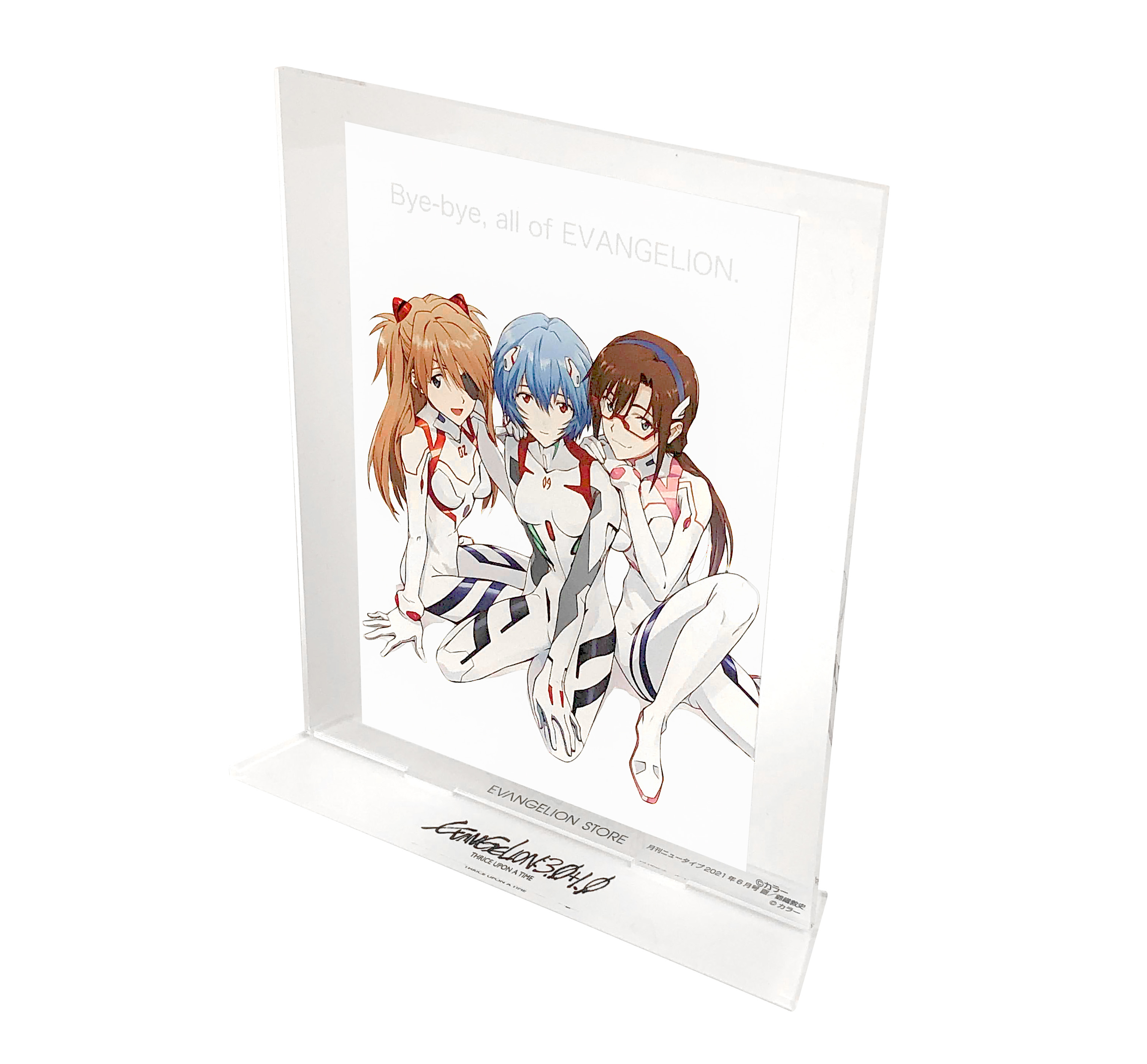 EVA STORE オリジナルアクリルスタンド/レイ＆アスカ＆マリ(錦織敦史)