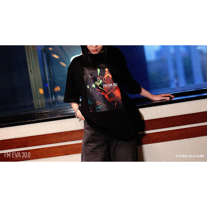FM EVA 30.0 オリジナルTシャツ(ブラック)/東京タワー(TOKYO FM) ブラック M