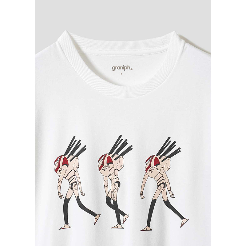 【新世紀エヴァンゲリオン×graniph 】Tシャツ/「人の造りしもの」 M