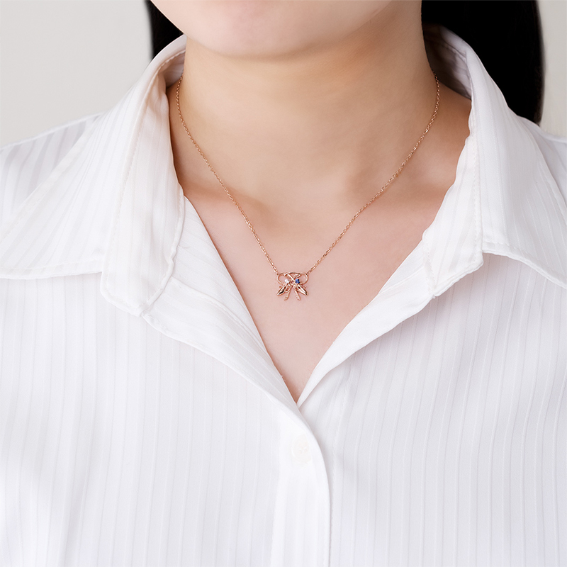 【受注生産品】エヴァxU-TREASURE ネックレス【K18】/ダブルエントリーシステム