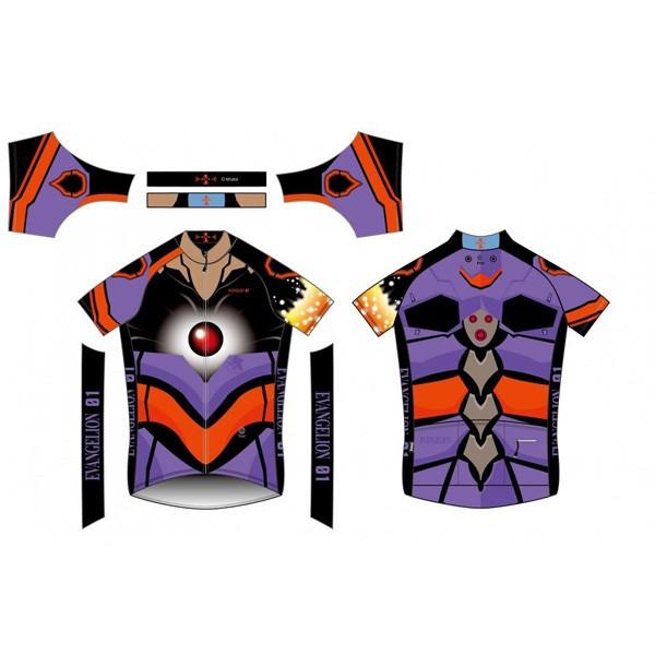 豊富なギフト 限定生産品】EVANGELION 半袖サイクルジャージ/初号機覚醒 ウェア