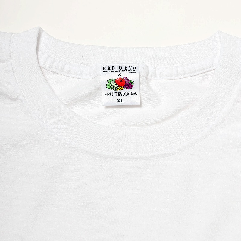 RADIO EVA 164 EVANGELION Fruit T-Shirt by FRUIT OF THE LOOM/WHITE(M　WHITE):  ファッション | EVANGELION STORE オンライン