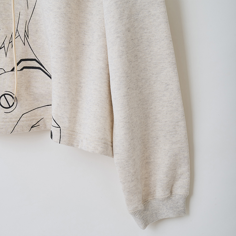 【RADIO EVA"THE 30"】C015 REI Print Hoodie by naokitomizuka/OATMEAL