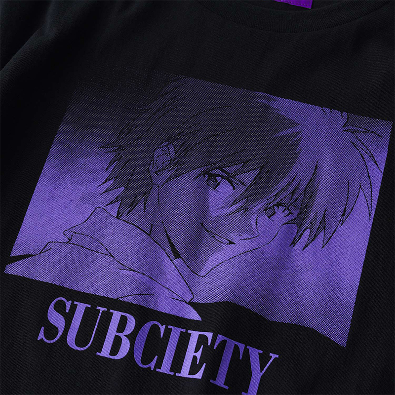 【RADIO EVA"THE 30"】C043 DISC9 (KAWORU)TEE by Subciety/BLACK BLACK S