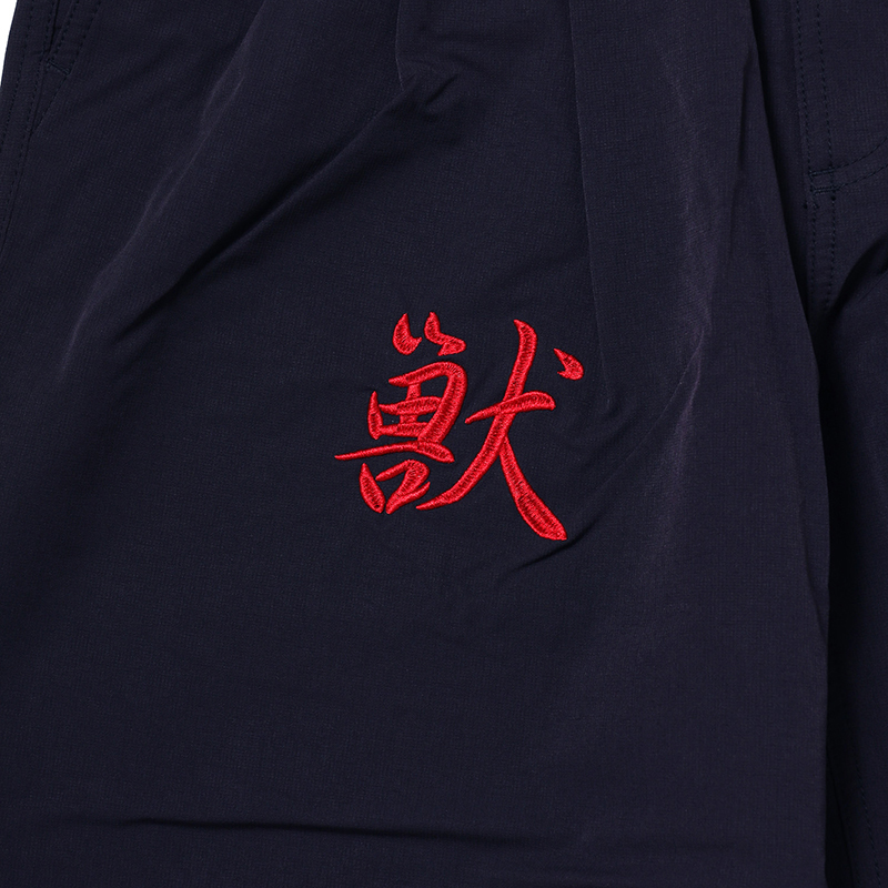 RADIO EVA A081 THE BEAST EMBROIDERY Tapered Pants/NAVY NAVY M