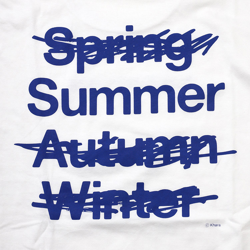 RADIO EVA 572 NEW ONLY SUMMER T-Shirt/WHITE×BLUE WHITE×BLUE M