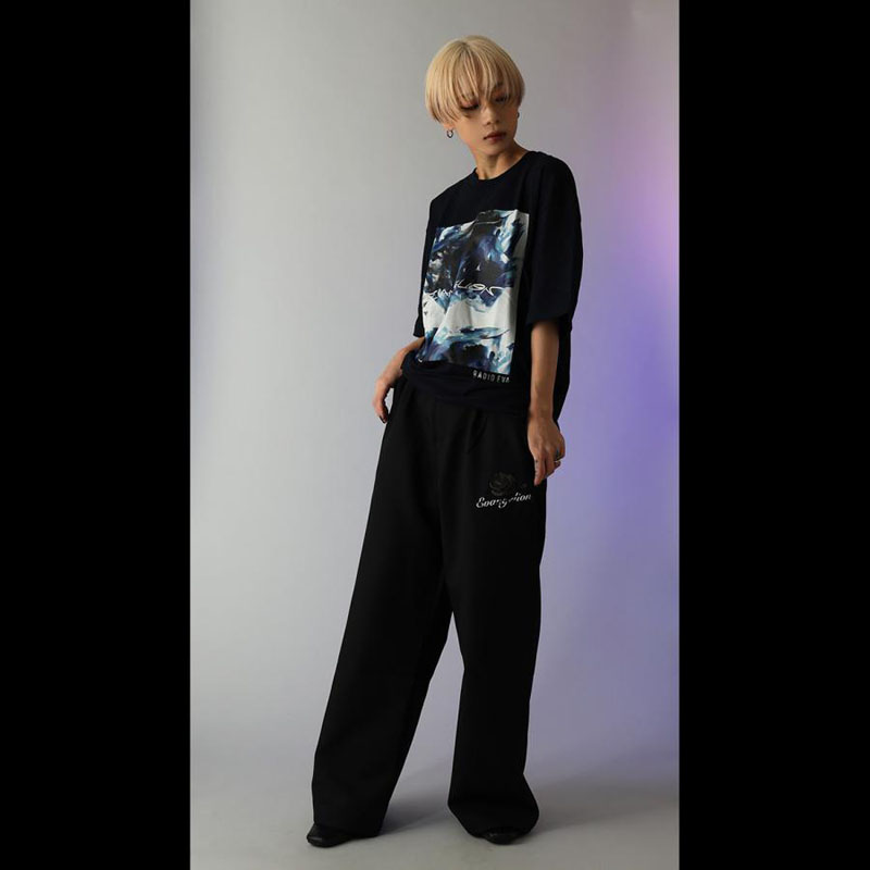 RADIO EVA A067 EVANGELION Painting T-Shirt by Cigarette-burns/NAVY(Mark.06) NAVY M