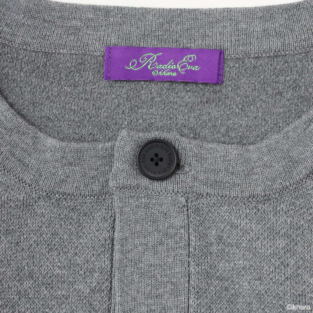 RADIO EVA A346 PUPPET Collection Cardigan/GRAY GRAY M