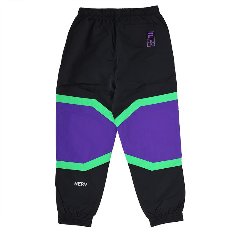 【RADIO EVA"THE 30"】 C006 FILA TRACK PANTS EVANGELION LIMITED /EVA-01(BLACK) EVA-01(BLACK) M