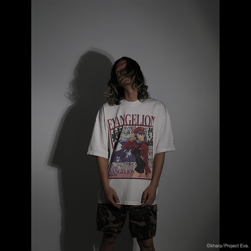【EVANGELION:95】0087 T-Shirt/WHITE/L
