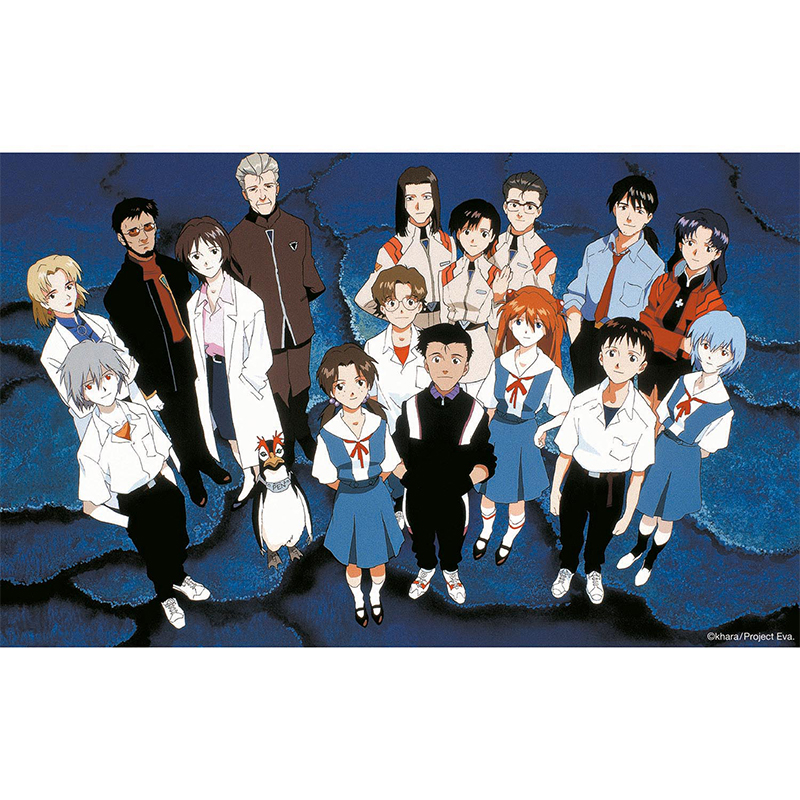 【EVANGELION:95】0096 T-Shirt/BLACK/L