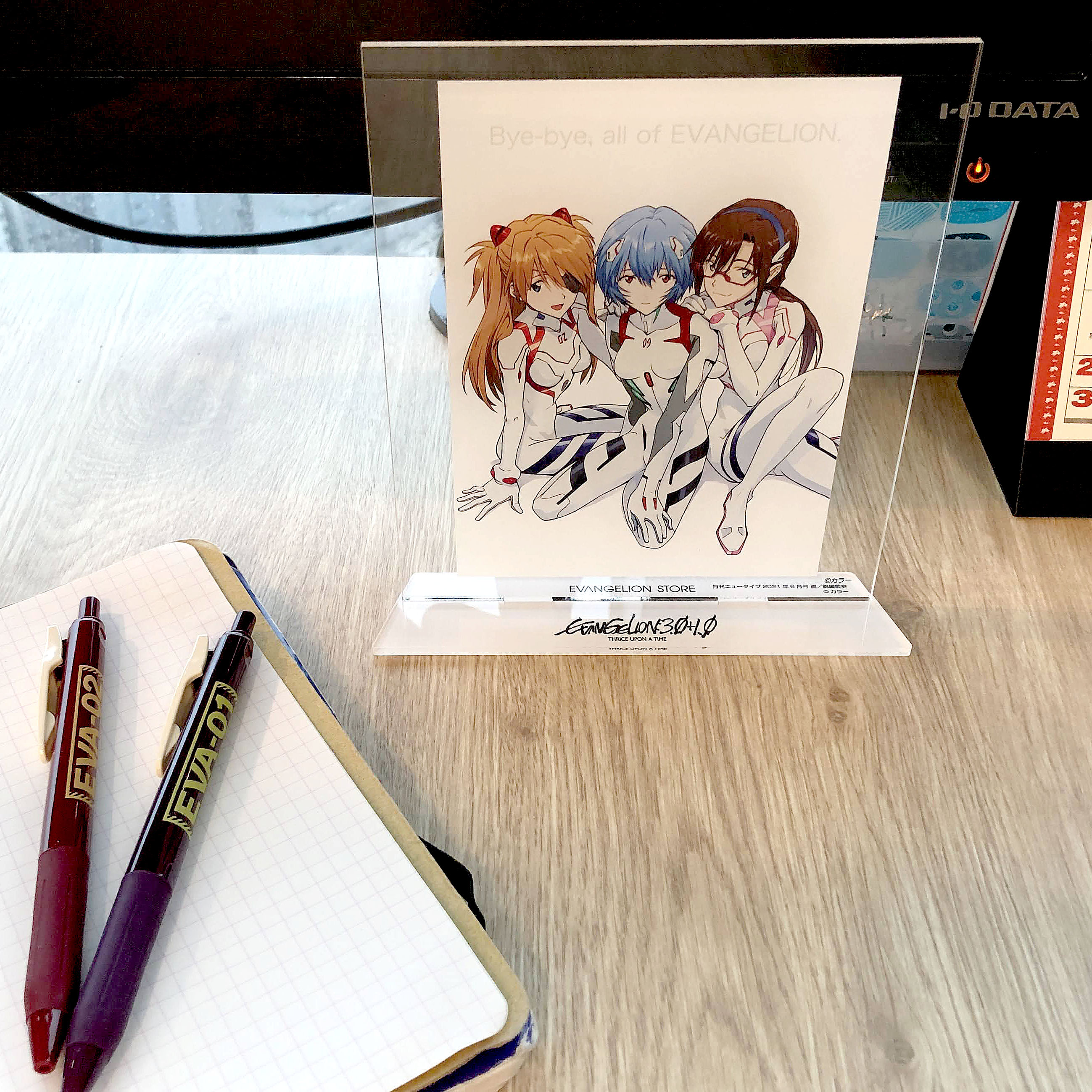 EVA STORE オリジナルアクリルスタンド/レイ＆アスカ＆マリ(錦織敦史)