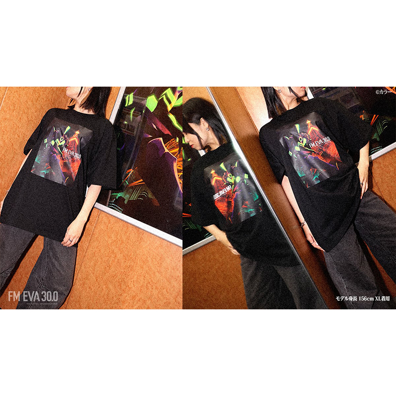 FM EVA 30.0 オリジナルTシャツ(ブラック)/東京タワー(TOKYO FM) ブラック M