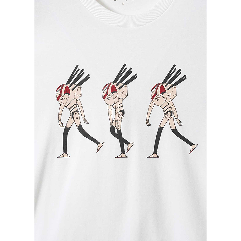 【新世紀エヴァンゲリオン×graniph 】Tシャツ/「人の造りしもの」 M