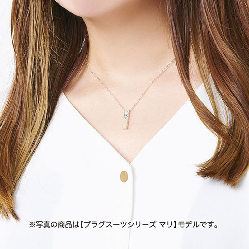 【エヴァ×THE KISSコラボ】シン・エヴァンゲリオン劇場版/プラグスーツアスカ シルバーネックレス/40cm