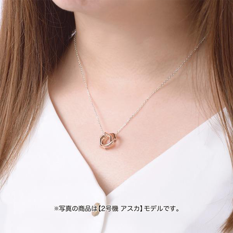 【エヴァ×THE KISSコラボ】8号機マリ シルバーネックレス 40cm
