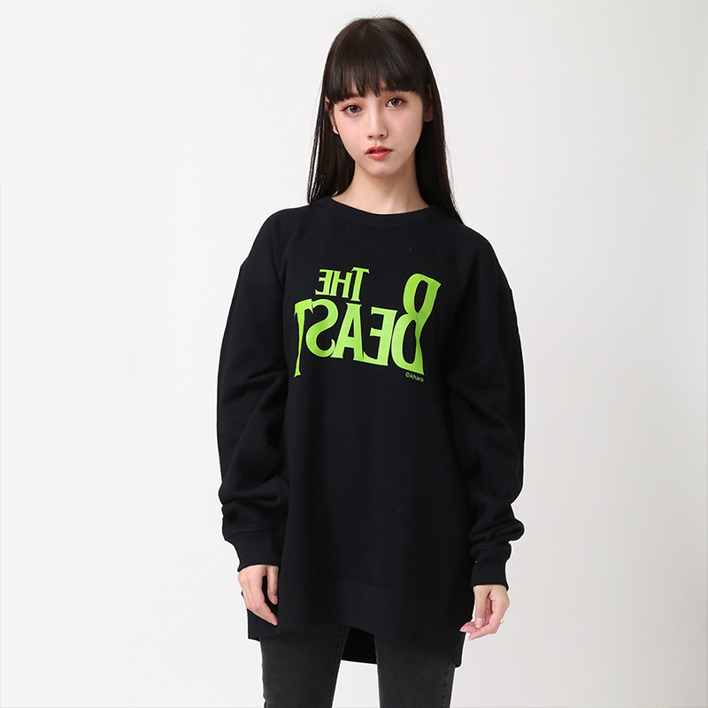 RADIO EVA 538 THE BEAST BIG Sweat/BLACK×GREEN [お届け予定：2025年