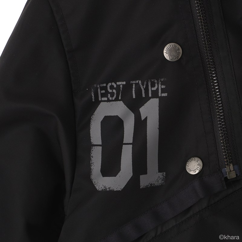 【RADIO EVA"THE 30"】C084 EVANGELION MA-1 REMODEL by AVIREX/BLACK(EVA-01) BLACK M