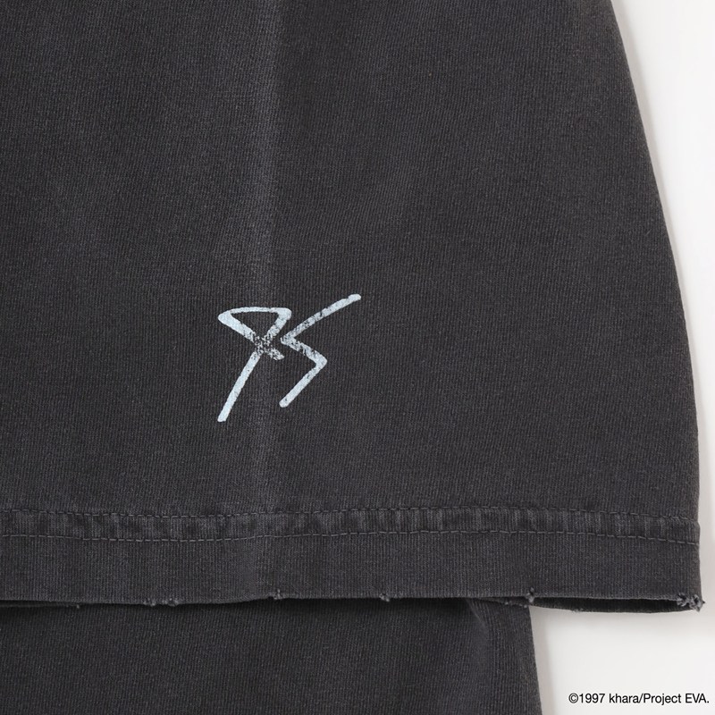 【EVANGELION:95】0106 T-Shirt/BLACK/L BLACK L