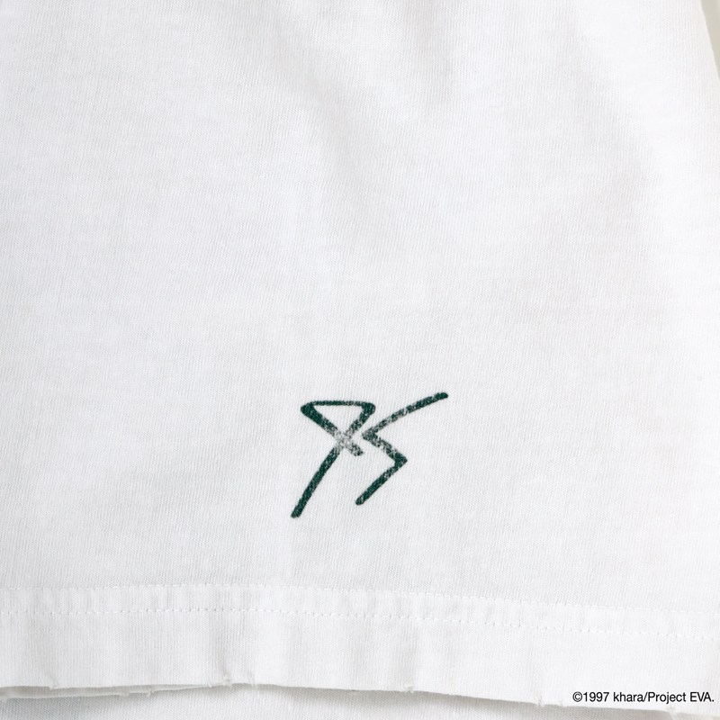 【EVANGELION:95】0107 T-Shirt/WHITE/L WHITE L