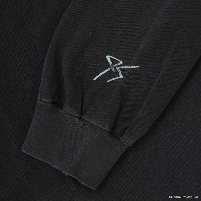 【EVANGELION:95】0110 Cutsew/BLACK BLACK L