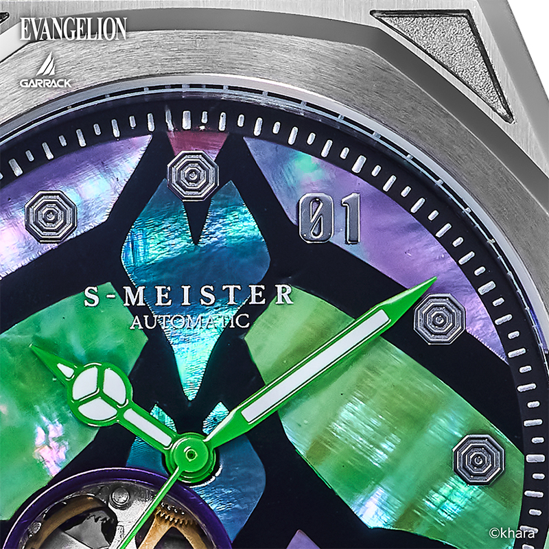 GARRACK】エヴァンゲリオン×S-MEISTER 機械式時計 初号機モデル [お
