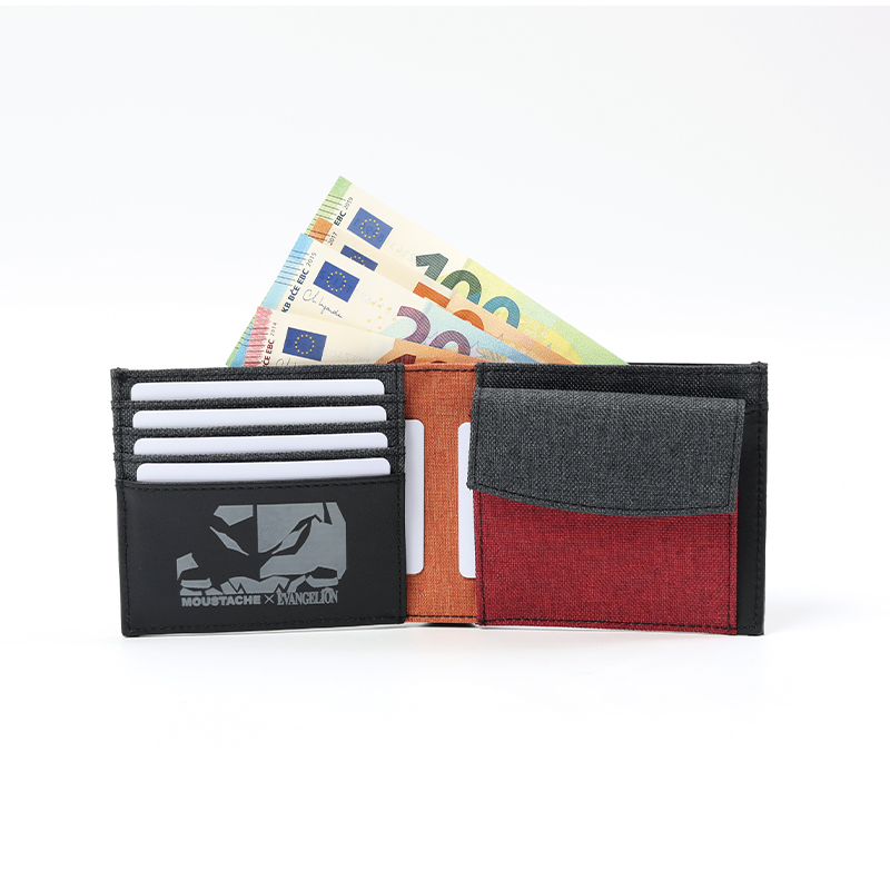 【EVANGELION x MOUSTACHE】二つ折り財布/2号機