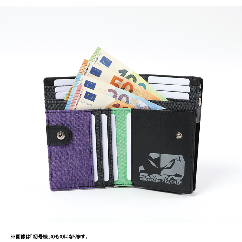 【EVANGELION x MOUSTACHE】深札入れ財布/2号機