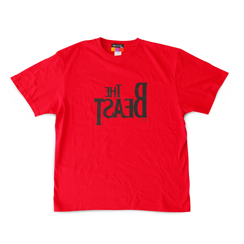 【EVA STORE限定】RADIO EVA- A102 THE BEAST T-Shirt β/RED×BLACK(M　RED×BLACK):  ファッション | EVANGELION STORE オンライン