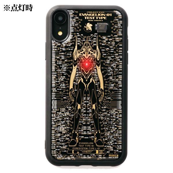 FLASH EVA01 基板アート iPhoneXRケース/黒(電子技販)