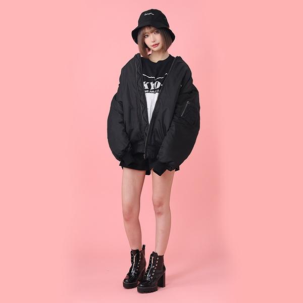 RADIO EVA A037 Rebuild of Evangelion MA-1 JACKET/BLACK