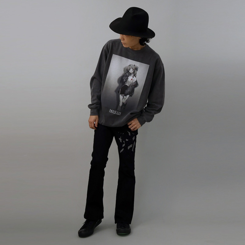 RADIO EVA A258 VINTAGE ILLUSTRATION Sweat/KAWORU(M KAWORU