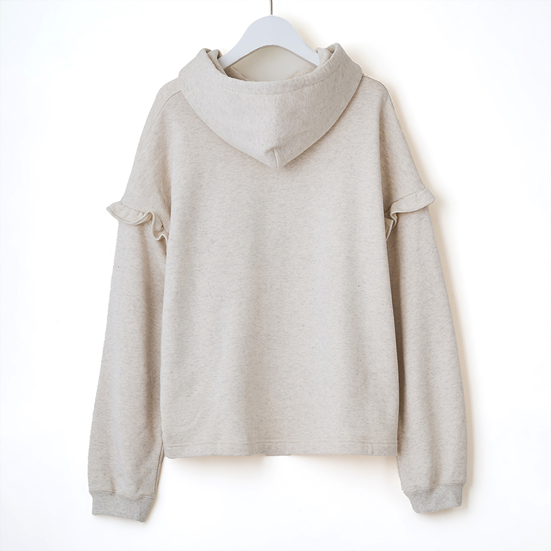 【RADIO EVA"THE 30"】C015 REI Print Hoodie by naokitomizuka/OATMEAL