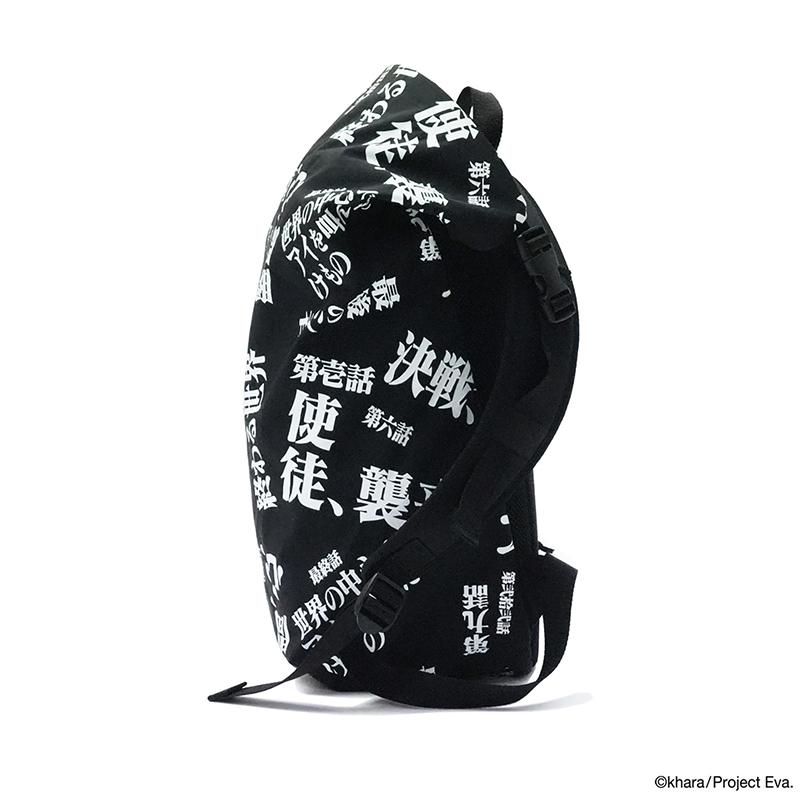 【RADIO EVA"THE 30"】C062 EVANGELION LOGOTYPE 4NK BACKPACK by JAM HOME MADE/BLACK