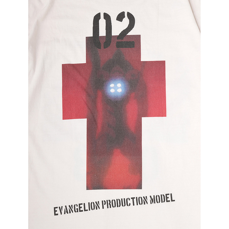 【EVANGELION:95】0045 T-Shirt/WHITE WHITE XL